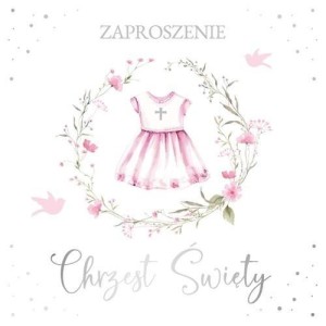 ZAPROSZENIE CHRZEST (10SZT)