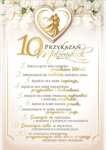 Kartka okolicznościowa Ślub
