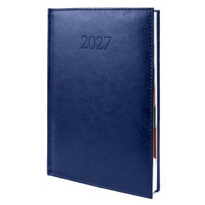 KALENDARZ 2027 B5 AGENDA DZIENNY GRANATOWY