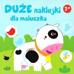 DUŻE NAKLEJKI DLA MALUSZKA 3+ - KRÓWKA