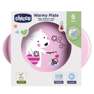 TALERZ PODGRZEWANY 6M+ RÓŻOWY, CHICCO