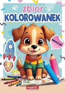 ZBIÓR KOLOROWANEK Z NAKLEJKAMI, PRACA ZBIOROWA