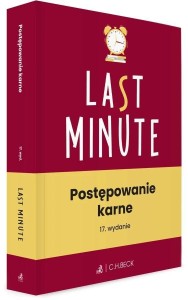LAST MINUTE. POSTĘPOWANIE KARNE + TESTY ONLINE