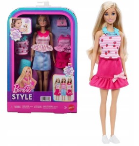 BARBIE ZESTAW Z UBRANIAMI, MATTEL