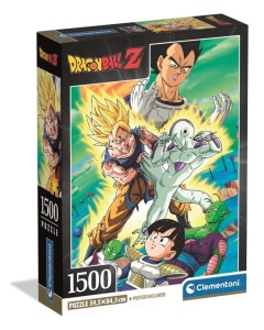 PUZZLE 1500 COMPACT DRAGON BALL, CLEMENTONI
