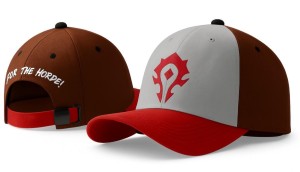 WORLD OF WARCRAFT FOR THE HORDE BASEBALL CAP