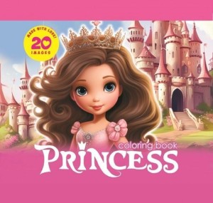 KOLOROWANKA 140X140 KSIĘŻNICZKI PRINCESS