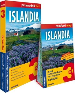 ISLANDIA 3W1: PRZEWODNIK + ATLAS + MAPA