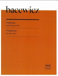 4 KAPRYSY NA SKRZYPCE SOLO, GRAŻYNA BACEWICZ