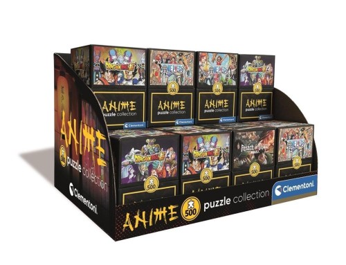 Puzzle 500 Cubes Anime display, Clementoni