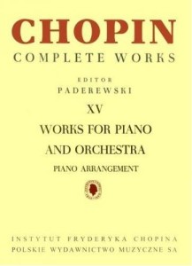 CHOPIN COMPLETE WORKS XV UTWORY NA FORTEPIAN...