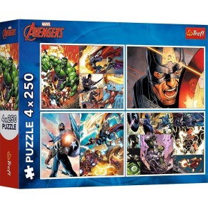 PUZZLE 4X250 BOHATERSKIE DNI TREFL, TREFL