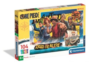 PUZZLE 104 SUPER COLOR ONE PIECE NETFLIX