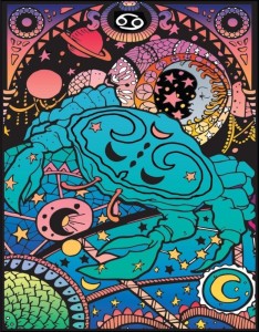 KOLOROWANKA WELWETOWA A4 ZODIAK RAK