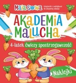 AKADEMIA MALUCHA. 4LATEK ĆWICZY SPOSTRZEGAWCZOŚĆ
