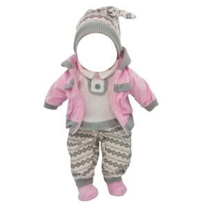 UBRANKO DLA LALKI - BOBAS 40-45CM, MARIOTOYS