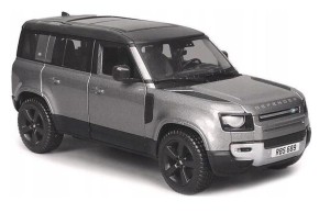 LAND ROVER DEFENDER 2022 SILVER 1:24 BBURAGO
