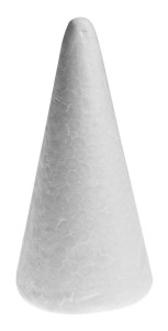 STOŻKI STYROPIANOWE 10CM 9SZT