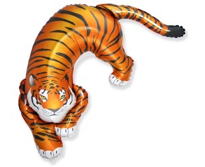 BALON FOLIOWY DZIKI TYGRYS 60CM