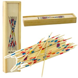 BIERKI DREWNIANE MIKADO 41EL, LEANTOYS