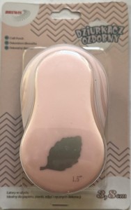 DZIURKACZ OZDOBNY LIŚĆ 3.8CM, BREWIS
