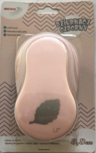 Dziurkacz ozdobny Liść 3.8cm, Brewis