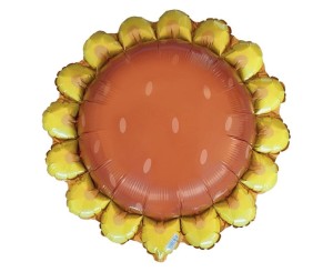 BALON FOLIOWY SŁONECZNIK 60CM