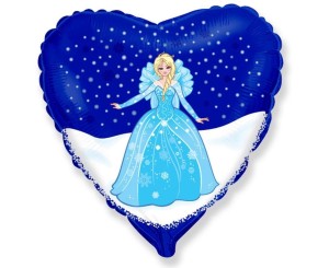 BALON FOLIOWY ŚNIEŻNA KRAINA KSIĘŻNICZK 45CM