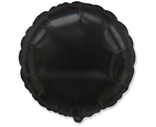 Balon foliowy Serce czarny 45cm