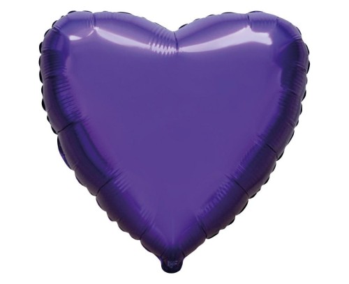 Balon foliowy Serce fioletowe 45cm