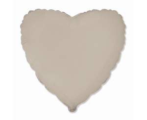 BALON FOLIOWY SERCE CREAMY LATE 45CM