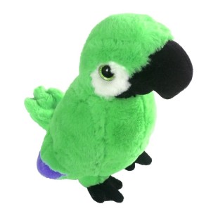 PAPUGA ARA ZIELONA 20CM, BEPPE