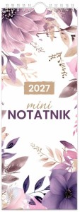 KALENDARZ 2027 NOTATNIKOWY 33X12,5CM HARMONIA