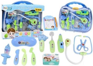 ZESTAW MEDYCZNY MAŁEGO DOKTORA NIEBIESKI, LEANTOYS