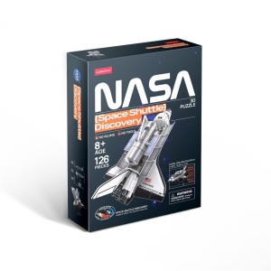 PUZZLE 3D SPACE SHUTTLE DISCOVERY, CUBIC FUN