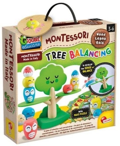 Montessori Baby Wood - Drzewo równowagi, Lisciani
