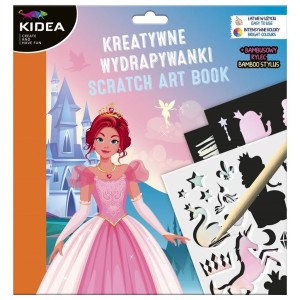 KREATYWNE WYDRAPYWANKI Z SZABLONAMI C KIDEA