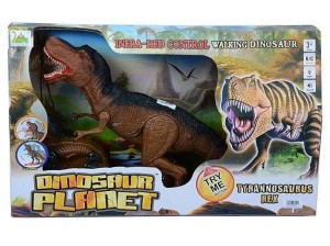 DINOZAUR R/C Z RUCHOMĄ SZYJĄ ŚWIAŁO I DŹWIĘK, ADAR
