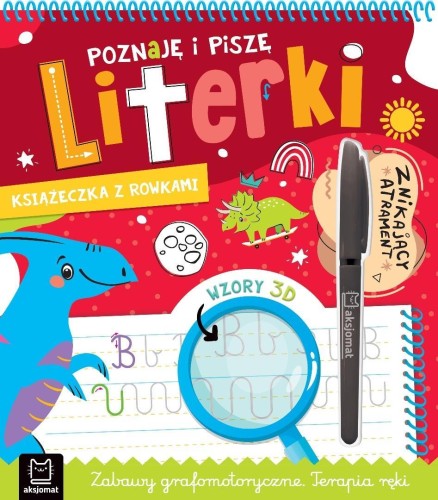 Poznaję i piszę literki. Książeczka z rowkami