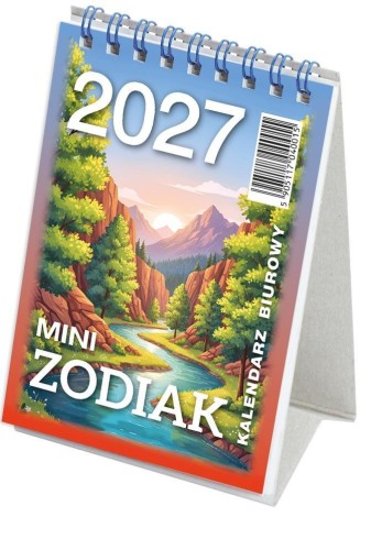 Kalendarz 2027 biurowy Mini Zodiak, praca zbiorowa