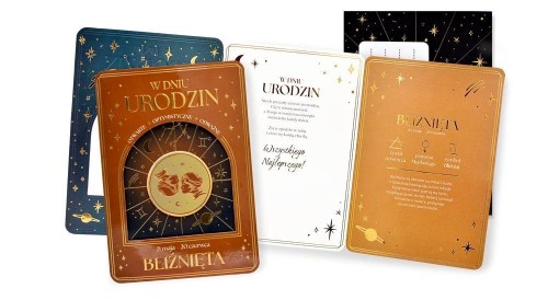 Karnet Urodziny (znaki zodiaku, Bliźnięta)