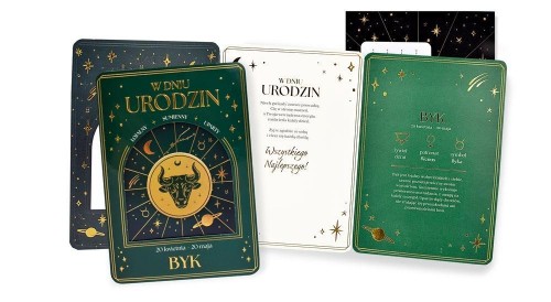 Karnet Urodziny (znaki zodiaku, Byk)