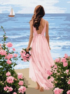 MALOWANIE PO NUMERACH - OCEAN 30X40CM, IDEYKA