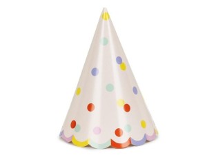 CZAPECZKI KONFETTI 16CM 6SZT