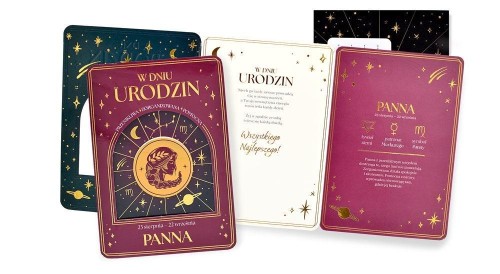 Karnet Urodziny (znaki zodiaku, Panna)