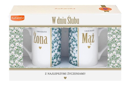 Kubek komplet Ślub, Kukartka