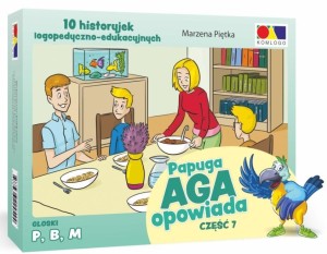 HISTORYJKI OBRAZKOWE. PAPUGA AGA OPOWIADA CZ.7