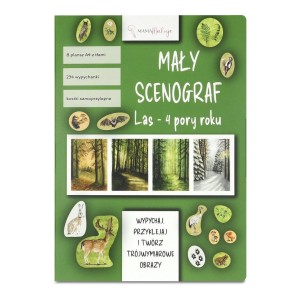 MAŁY SCENOGRAF. LAS - 4 PORY ROKU, PRACA ZBIOROWA