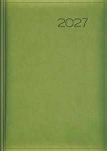 KALENDARZ 2027 TYGODNIOWY ZIELONY