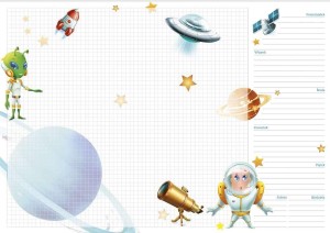 PODKŁAD NA BIURKO PLANER KOSMOS PP04